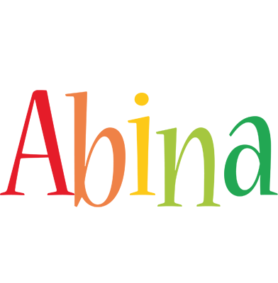 Abina birthday logo