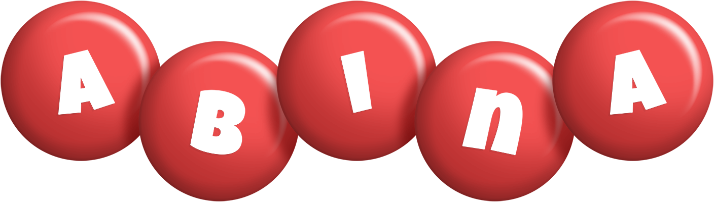 Abina candy-red logo