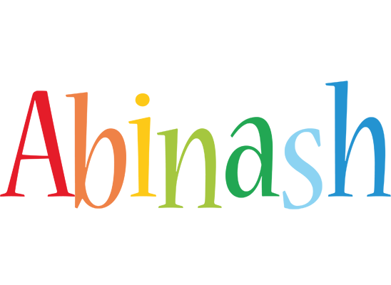 Abinash birthday logo