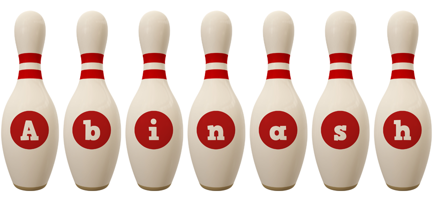 Abinash bowling-pin logo