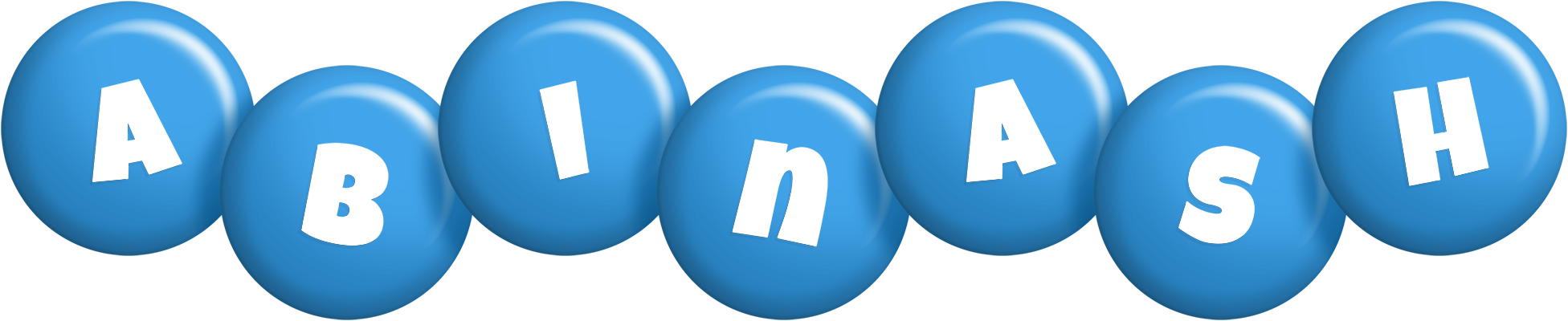 Abinash candy-blue logo