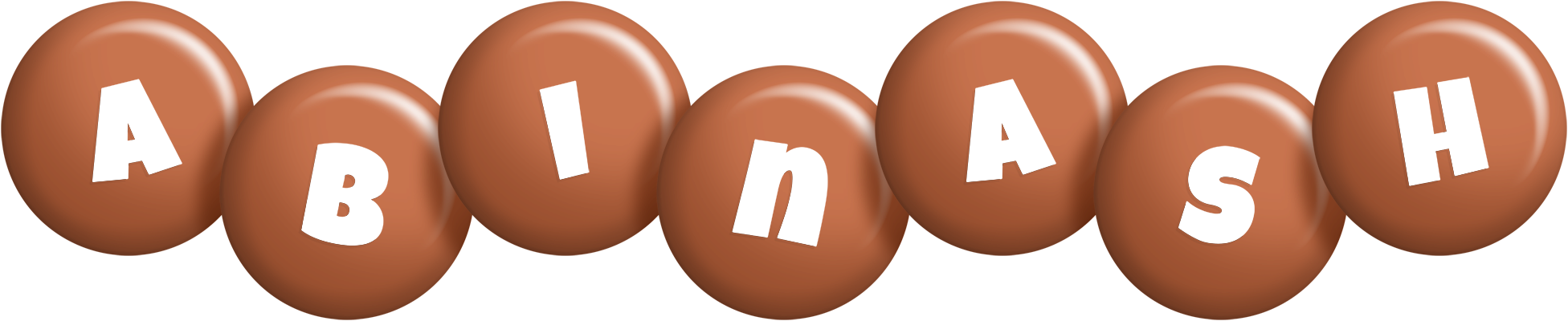 Abinash candy-brown logo