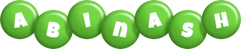 Abinash candy-green logo