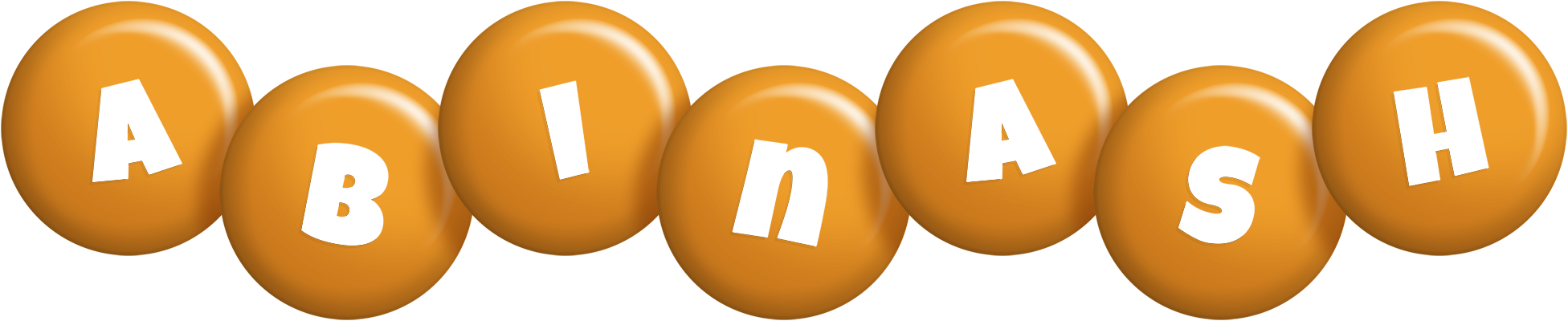 Abinash candy-orange logo