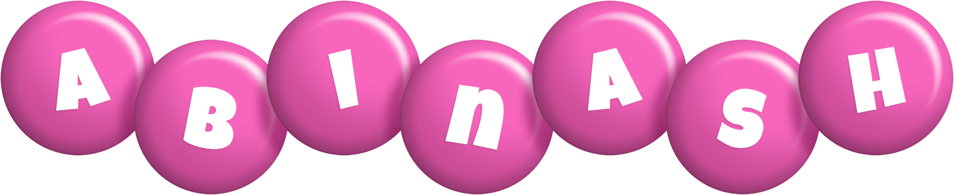 Abinash candy-pink logo