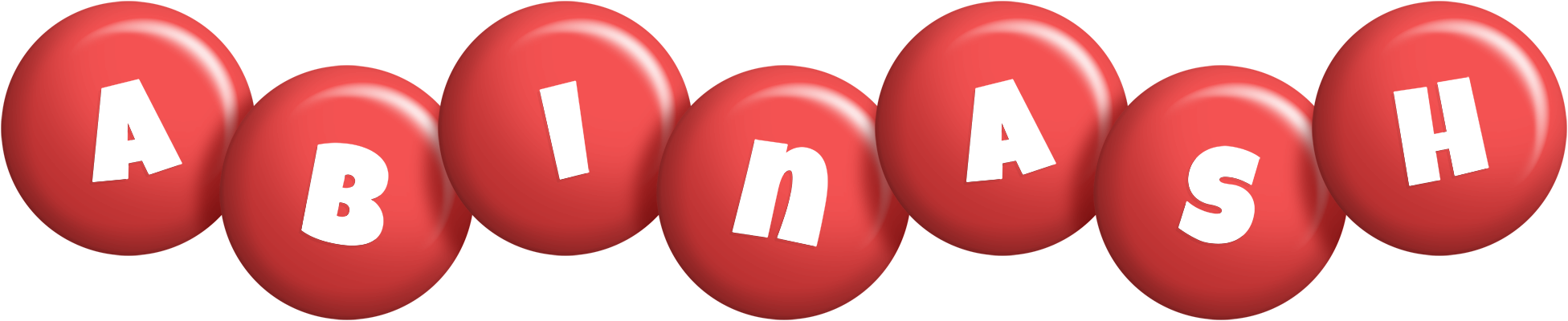 Abinash candy-red logo