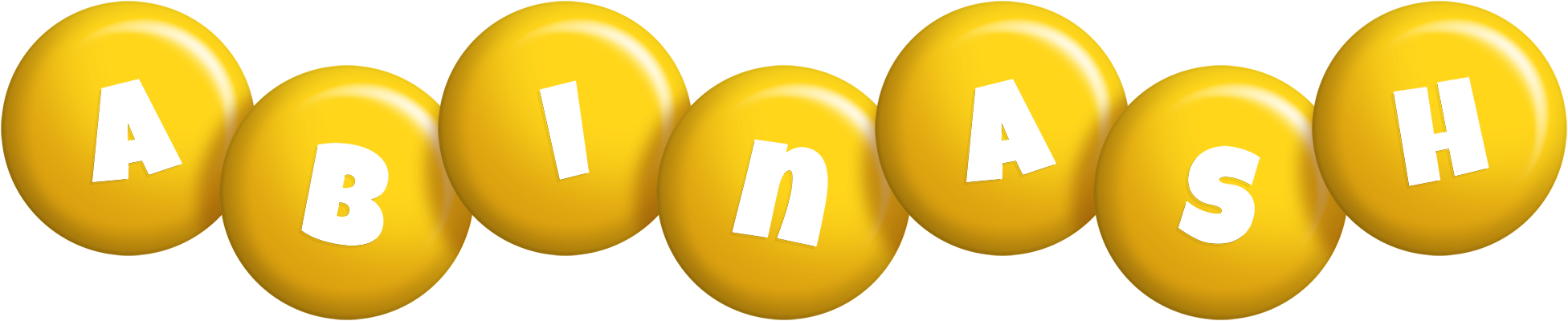 Abinash candy-yellow logo