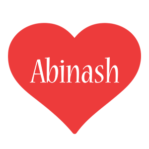 Abinash love logo