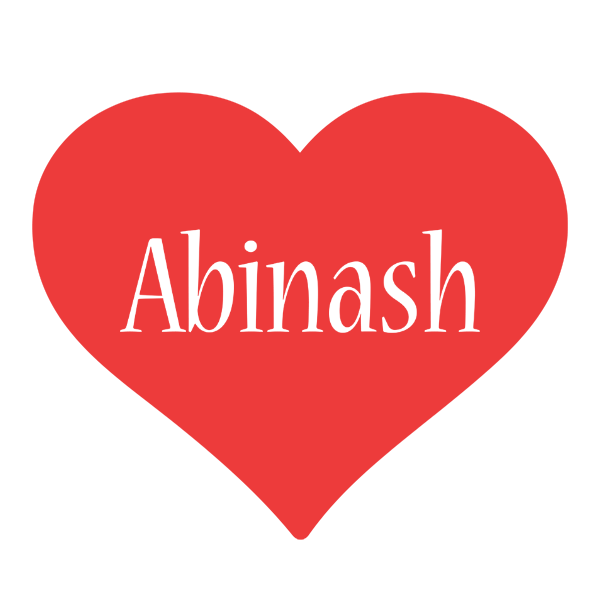 Abinash love logo