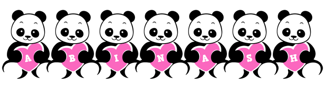 Abinash love-panda logo