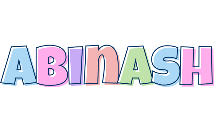 Abinash pastel logo
