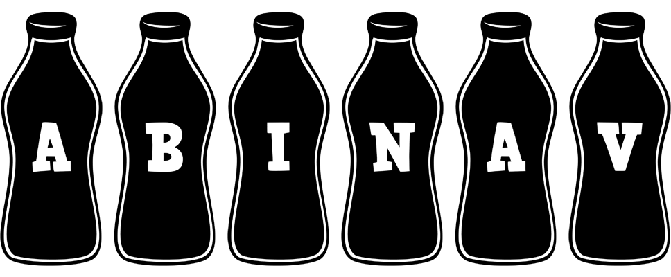 Abinav bottle logo