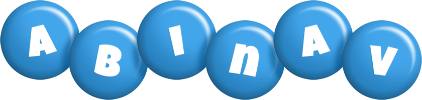 Abinav candy-blue logo