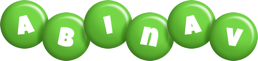 Abinav candy-green logo