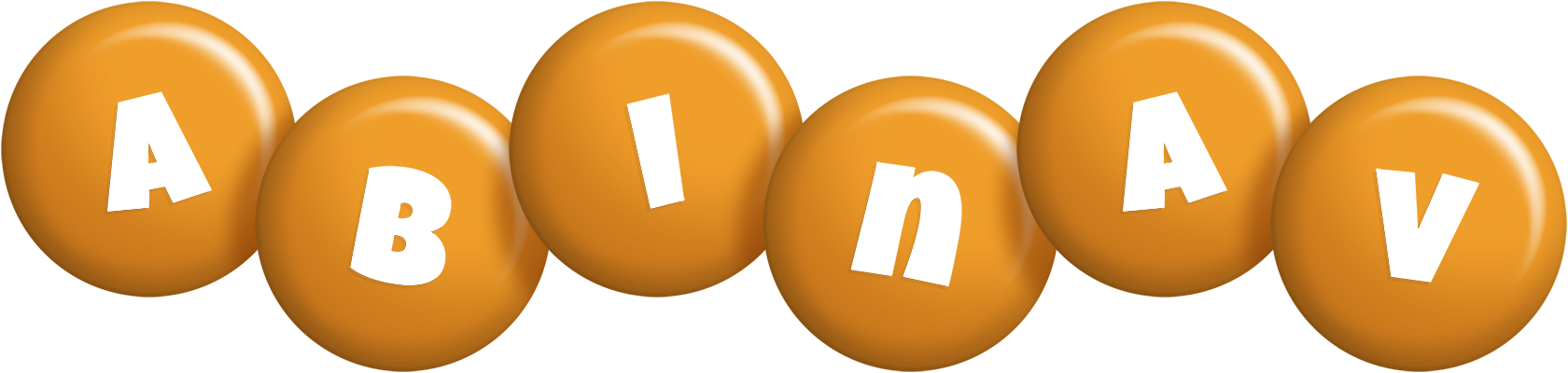 Abinav candy-orange logo