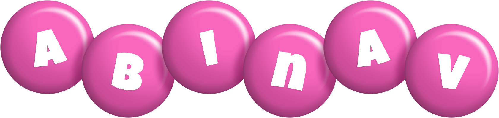 Abinav candy-pink logo