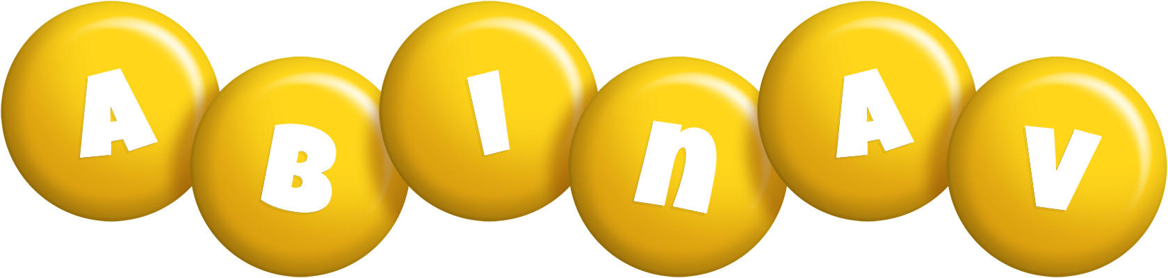 Abinav candy-yellow logo