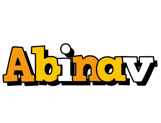 Abinav cartoon logo