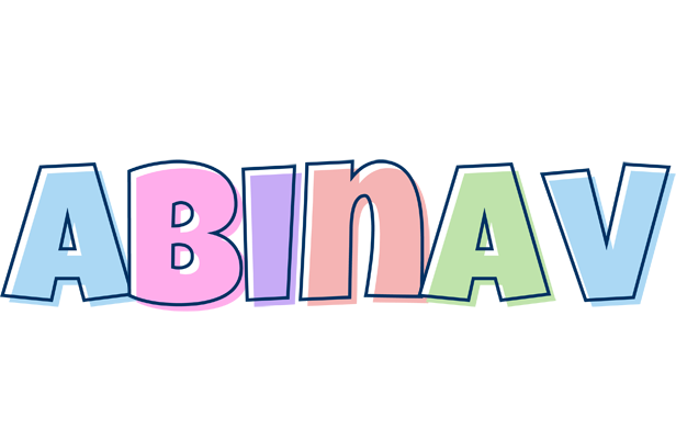 Abinav pastel logo