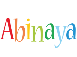 Abinaya birthday logo