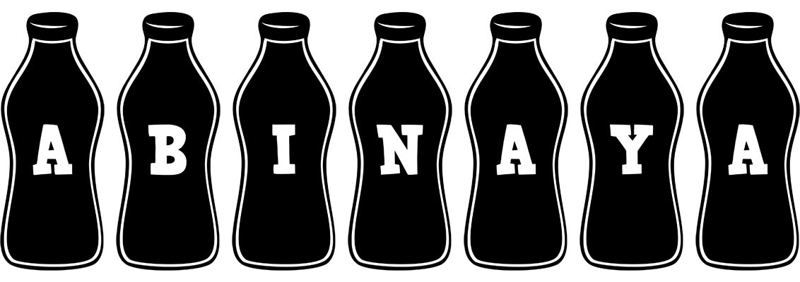 Abinaya bottle logo