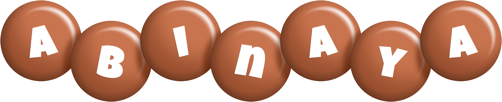 Abinaya candy-brown logo