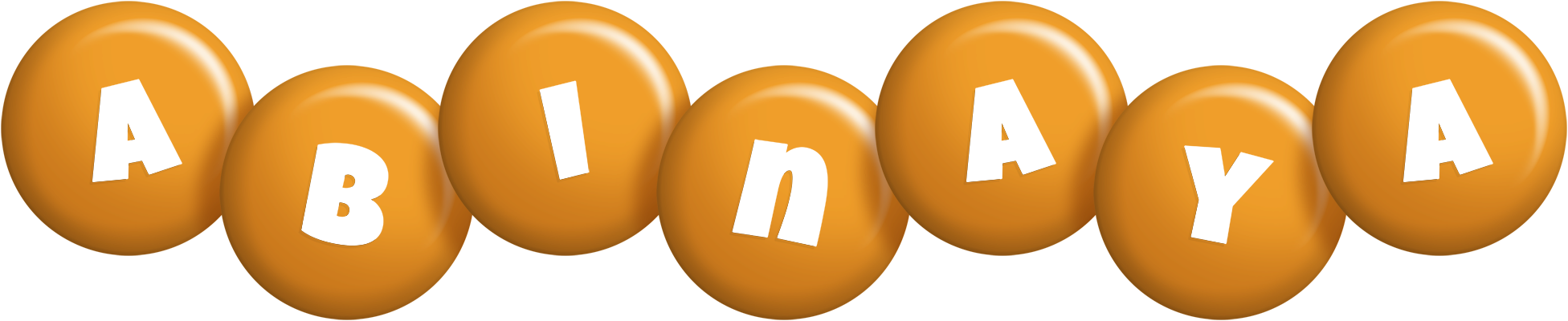 Abinaya candy-orange logo