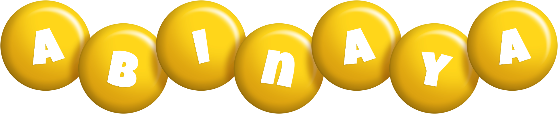 Abinaya candy-yellow logo