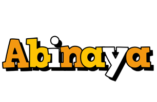 Abinaya cartoon logo