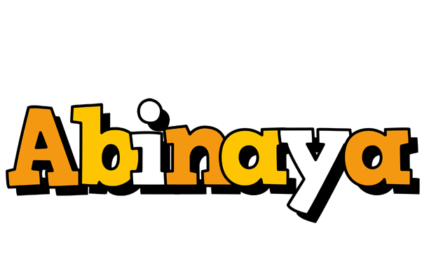 Abinaya cartoon logo