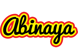 Abinaya flaming logo