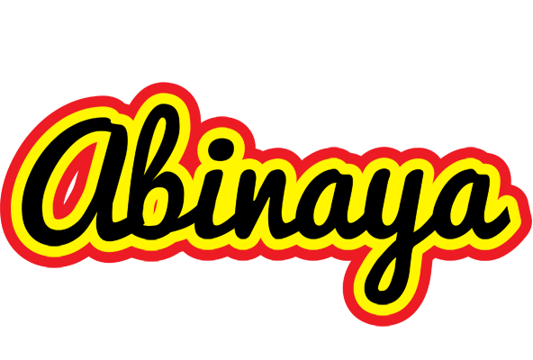 Abinaya flaming logo