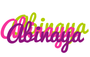 Abinaya flowers logo