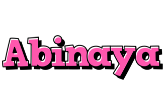 Abinaya girlish logo