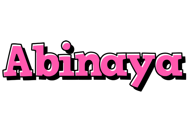 Abinaya girlish logo