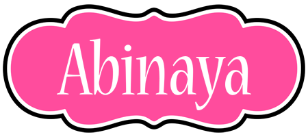 Abinaya invitation logo