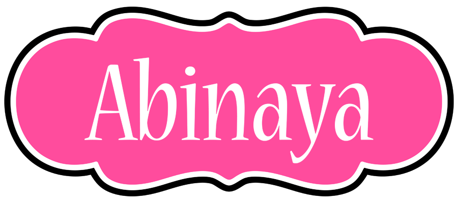 Abinaya invitation logo
