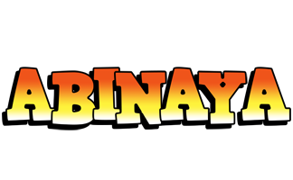 Abinaya sunset logo