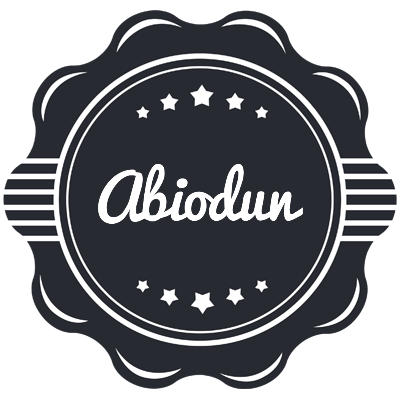 Abiodun badge logo