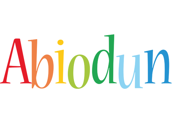 Abiodun birthday logo