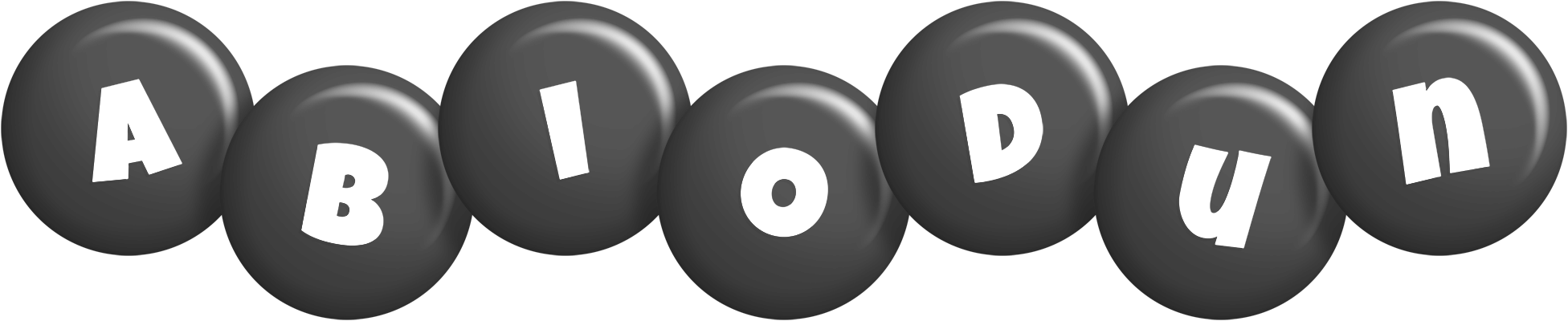 Abiodun candy-black logo