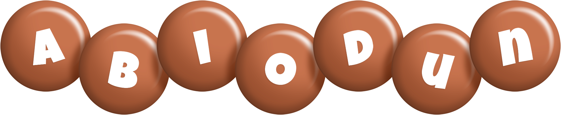 Abiodun candy-brown logo