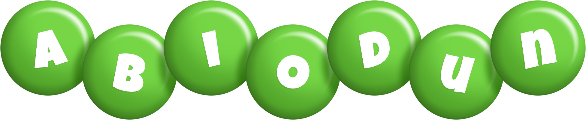 Abiodun candy-green logo