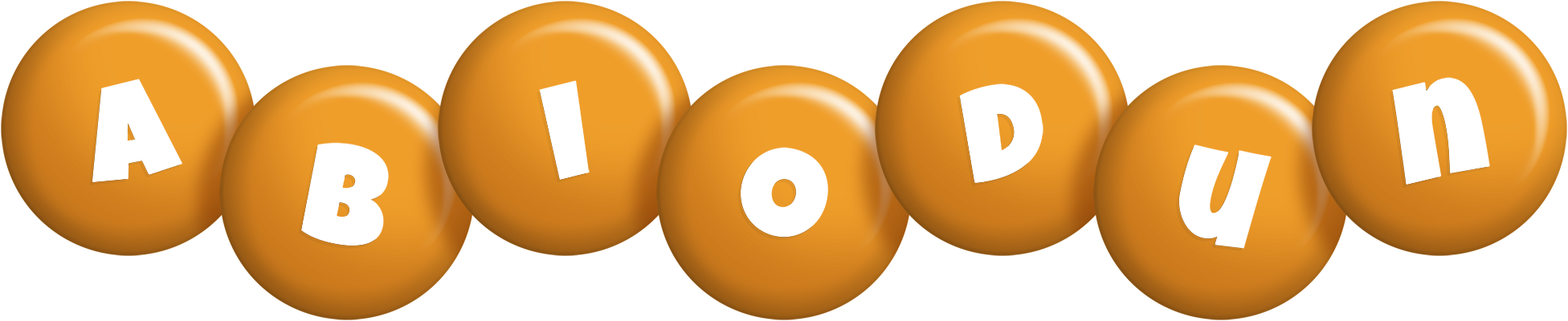 Abiodun candy-orange logo