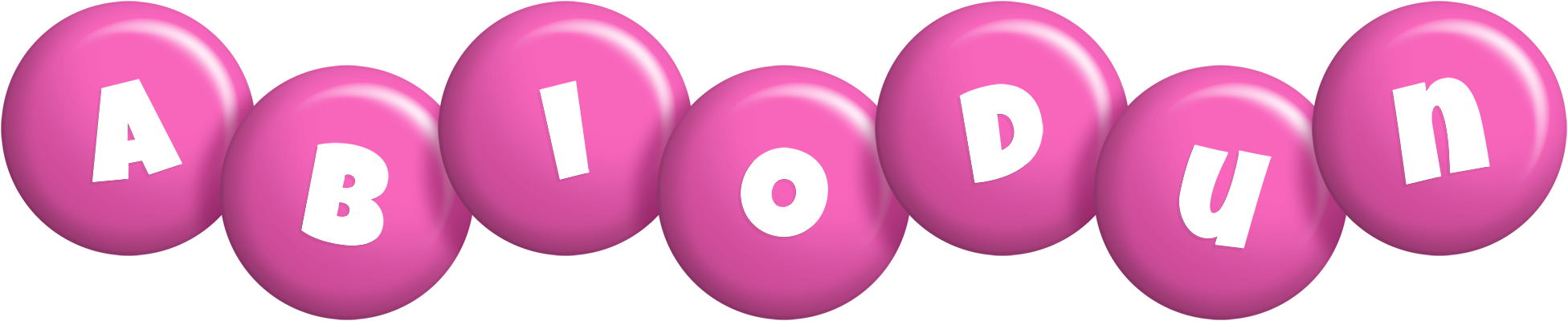 Abiodun candy-pink logo