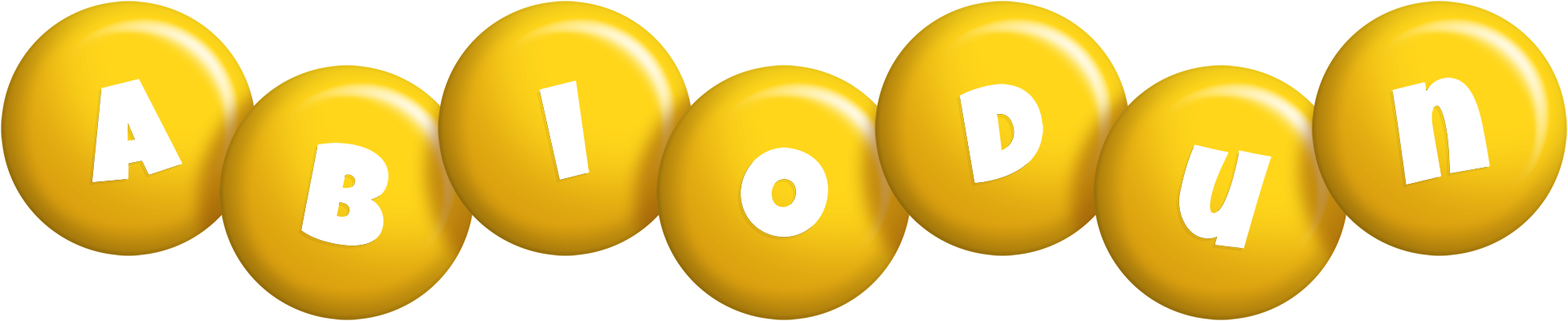 Abiodun candy-yellow logo