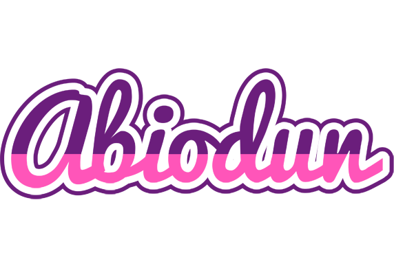 Abiodun cheerful logo