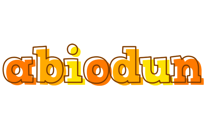 Abiodun desert logo