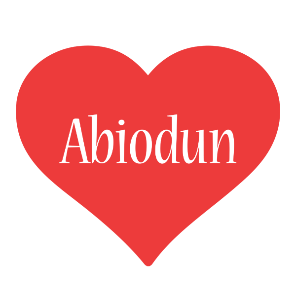 Abiodun love logo