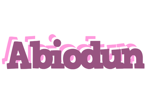 Abiodun relaxing logo
